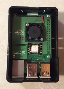 An assembled Pi-Hole with PoE